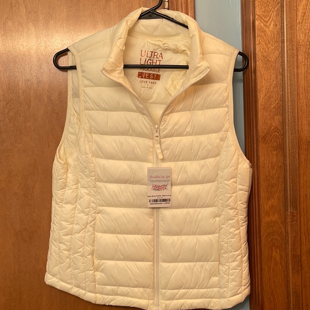 Ivory vest